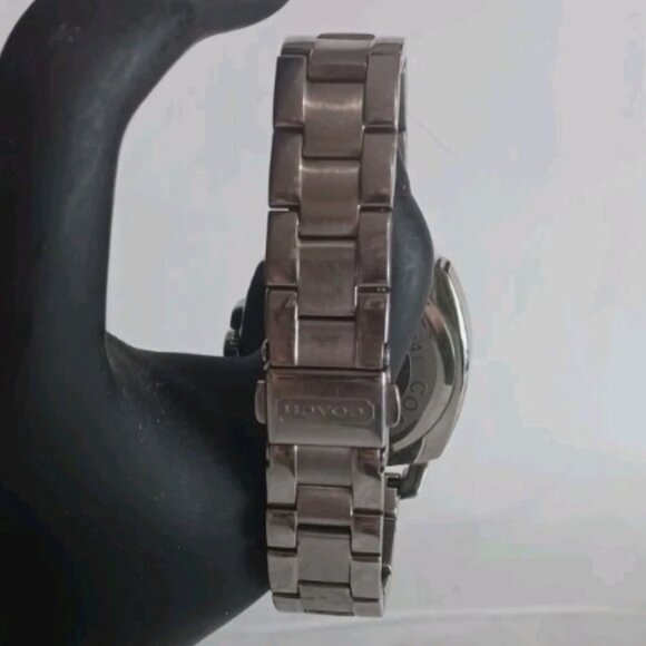 COACH Stainless Steel Signature Quartz Watch CA.64.7.14.0606 Silver - Picture 4 of 8